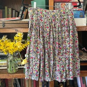 Floral Print Skirt